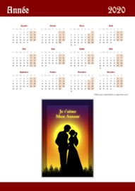 Calendrier Annuel t&eacute;l&eacute;charg&eacute; le 31/01/2026 &agrave; 18:23:19