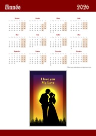 Calendrier Annuel t&eacute;l&eacute;charg&eacute; le 12/10/2026 &agrave; 13:36:26